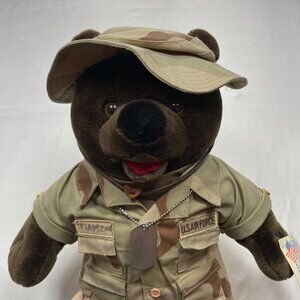 VTG Bear Forces Of America USAF Camo Plush 11"
